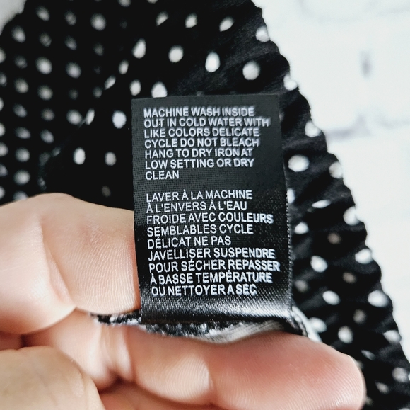 MEG & MARGOT | polkadot stretch flowy drawstring jogger pants - Picture 9 of 9